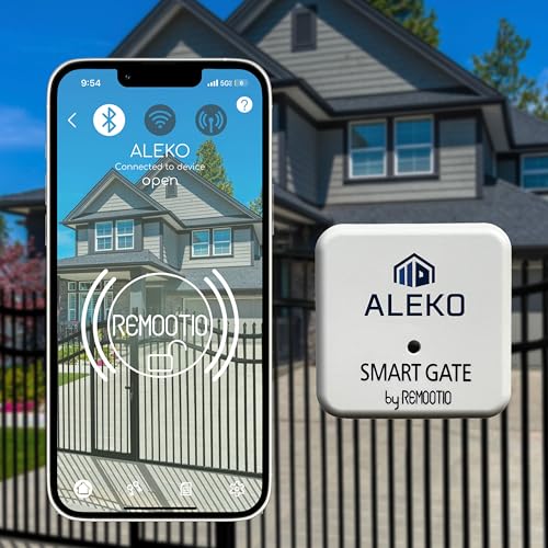 Ouvre-porte de garage connecté ALEKO avec contrôle smartphone Android iOS