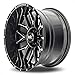 HARDROCK OFFROAD Affliction Xposed Rim 22X12 6X139.7 ET-44 Blk Milled (Qty of 1)