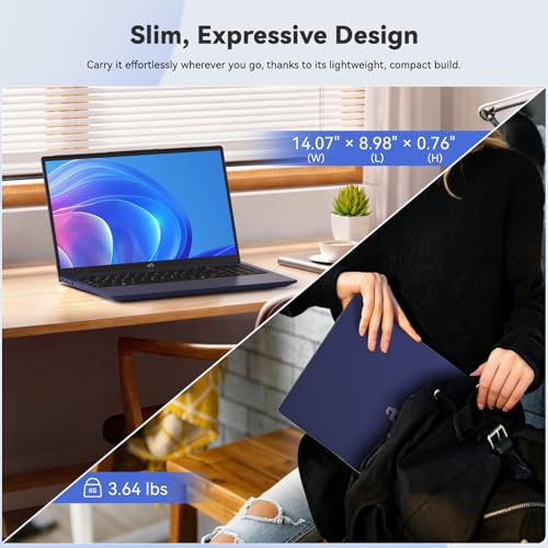 Image of NIMO 15.6'' IPS FHD Laptop, 32GB RAM 1TB SSD Intel i3-1215U (Beat R5-7520U, 6 Cores Up to 4.4GHz) Student Computer with 65W Fast PD, 2 Years Warranty, Fingerprint, Backlit Keyboard, Wi-Fi 6, for Home