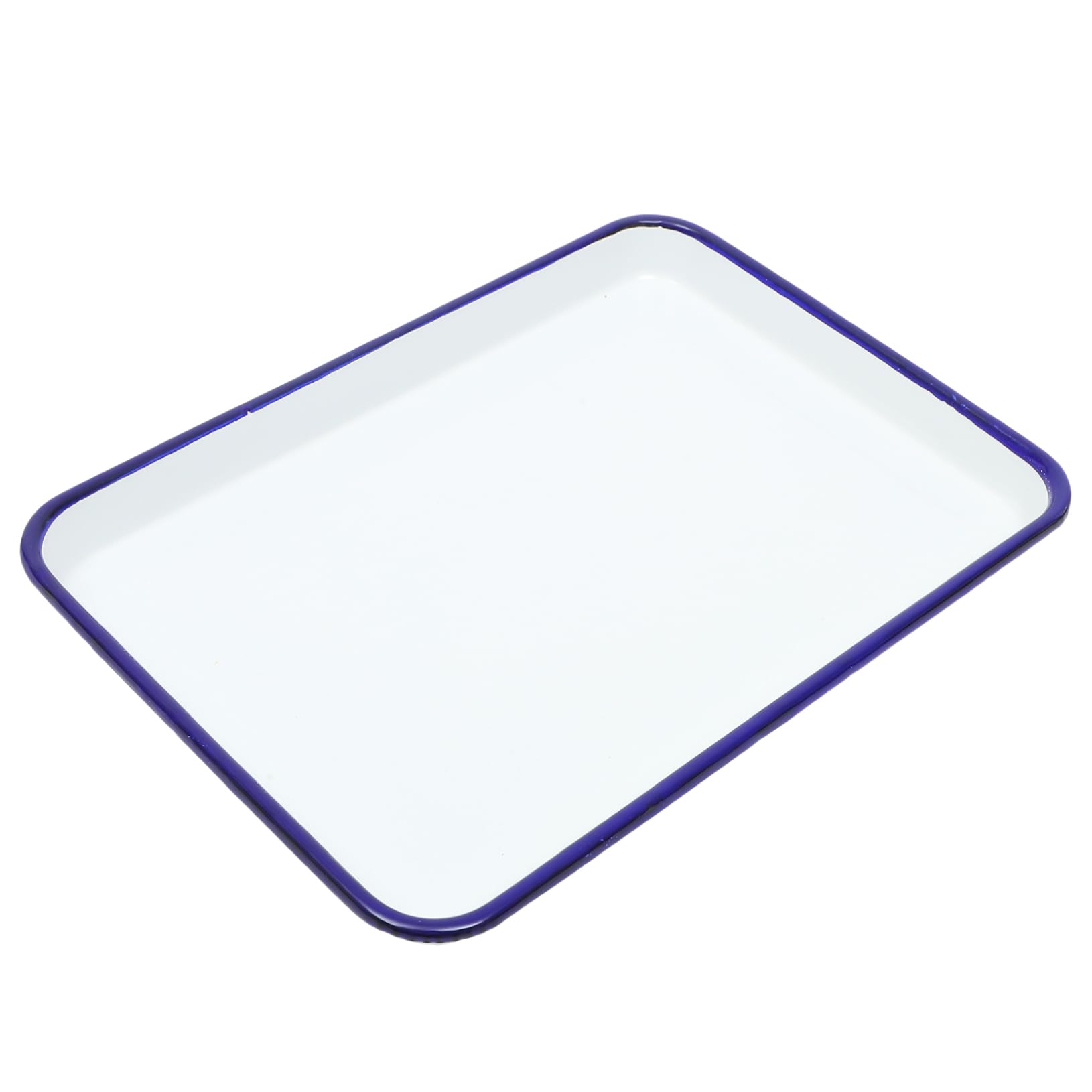 DECHOUS 1pc Enamel Baking Pan, Baking Roasting Pan Tray Rectangular Serving Dish Pie Baking Sheet Tray Set for Home, 26x18cm