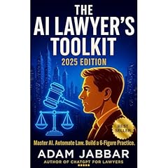 The AI Lawyer’s Toolkit 2025: Build a 6-Figure Practice with ChatGPT & Automation Audiolibro Por Adam Jabbar arte de portada