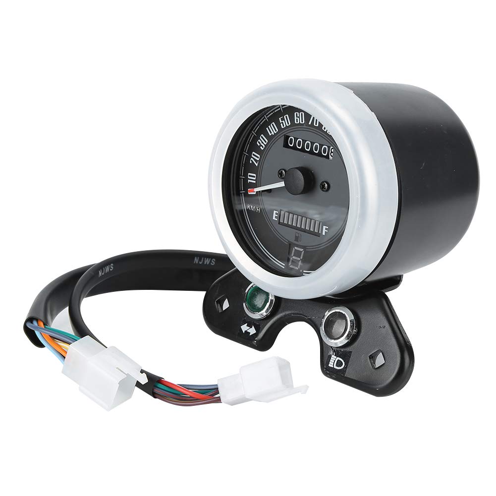 Retro LED Velocímetro de Motocicleta - Grupo de Instrumentos de Motocicleta Compatible con CG125, GN125,