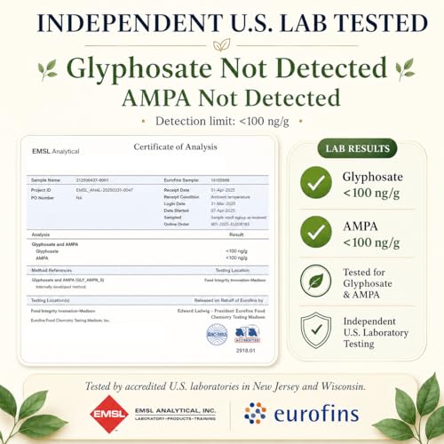 Image of Eurasian Legacy Imported Lab-Tested Glyphosate-Free Wheat Flour, High-Protein, Unbleached, Non-GMO, for Bread, Sourdough & All-Purpose Baking, 3 lb