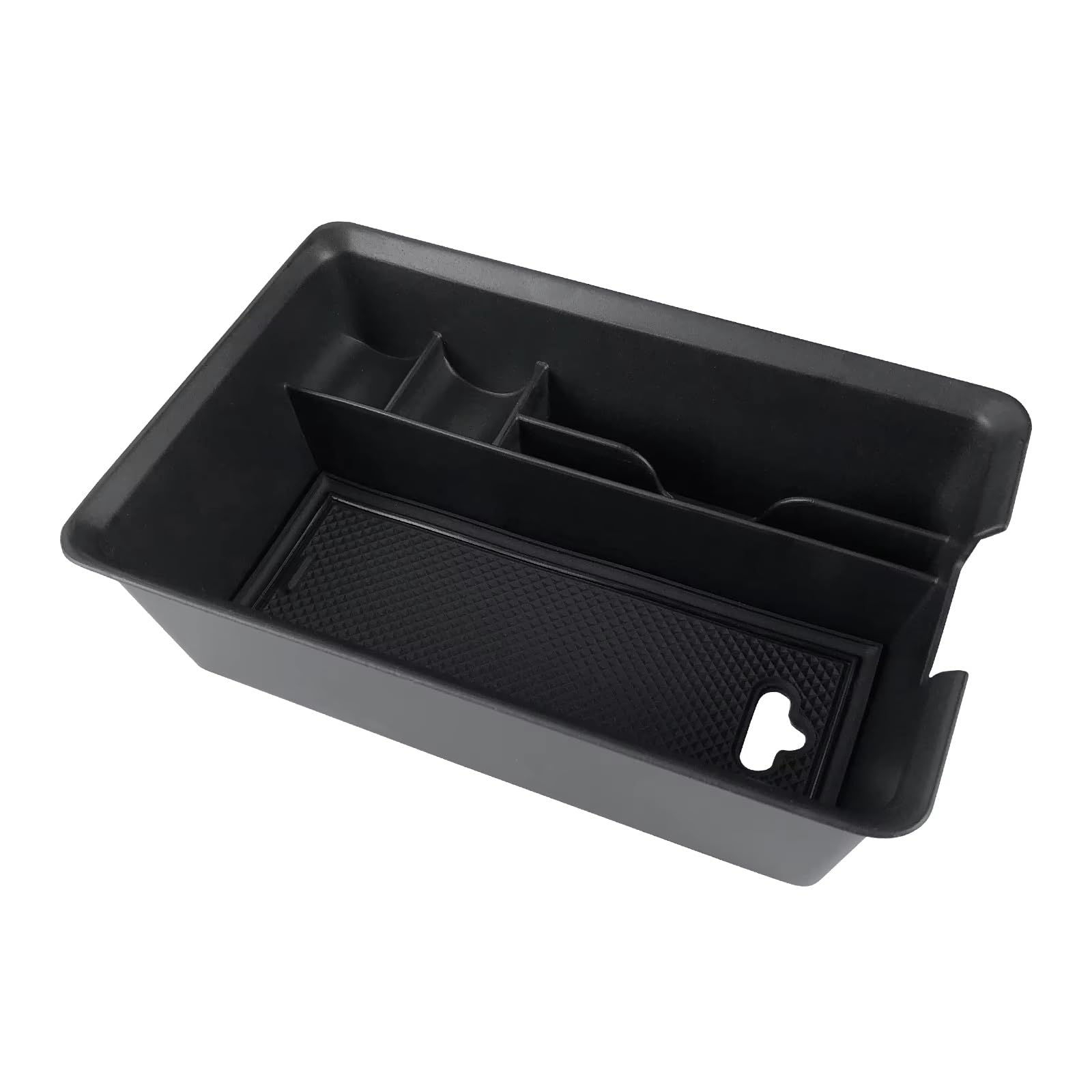 PSRRGZTM Stowing Tidying Compatible With Megane For E-Tech 2022 2023 2024 2025 Car Central Control Storage Box Central Control Container Auto Accessories(Black)