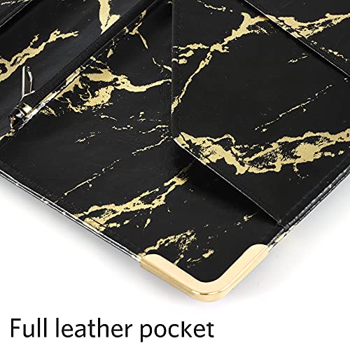 image for CoBak Server Book - Waitress Book Organizer with Zipper Pouch for Rest