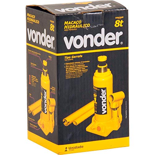Macaco Hidráulico tipo Garrafa 8 Toneladas-VONDER-6874080000
