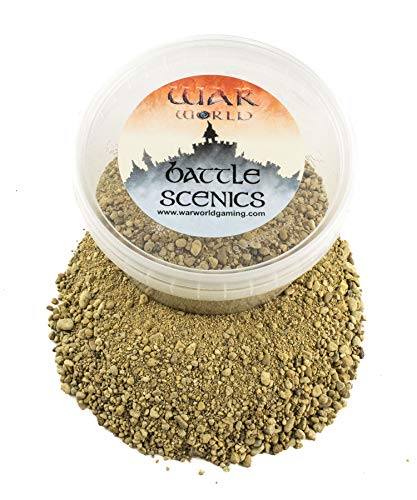 War World Gaming Army Coarse Sand Battle Scenics 500ml Tub - Scenery Terrain Basing Material