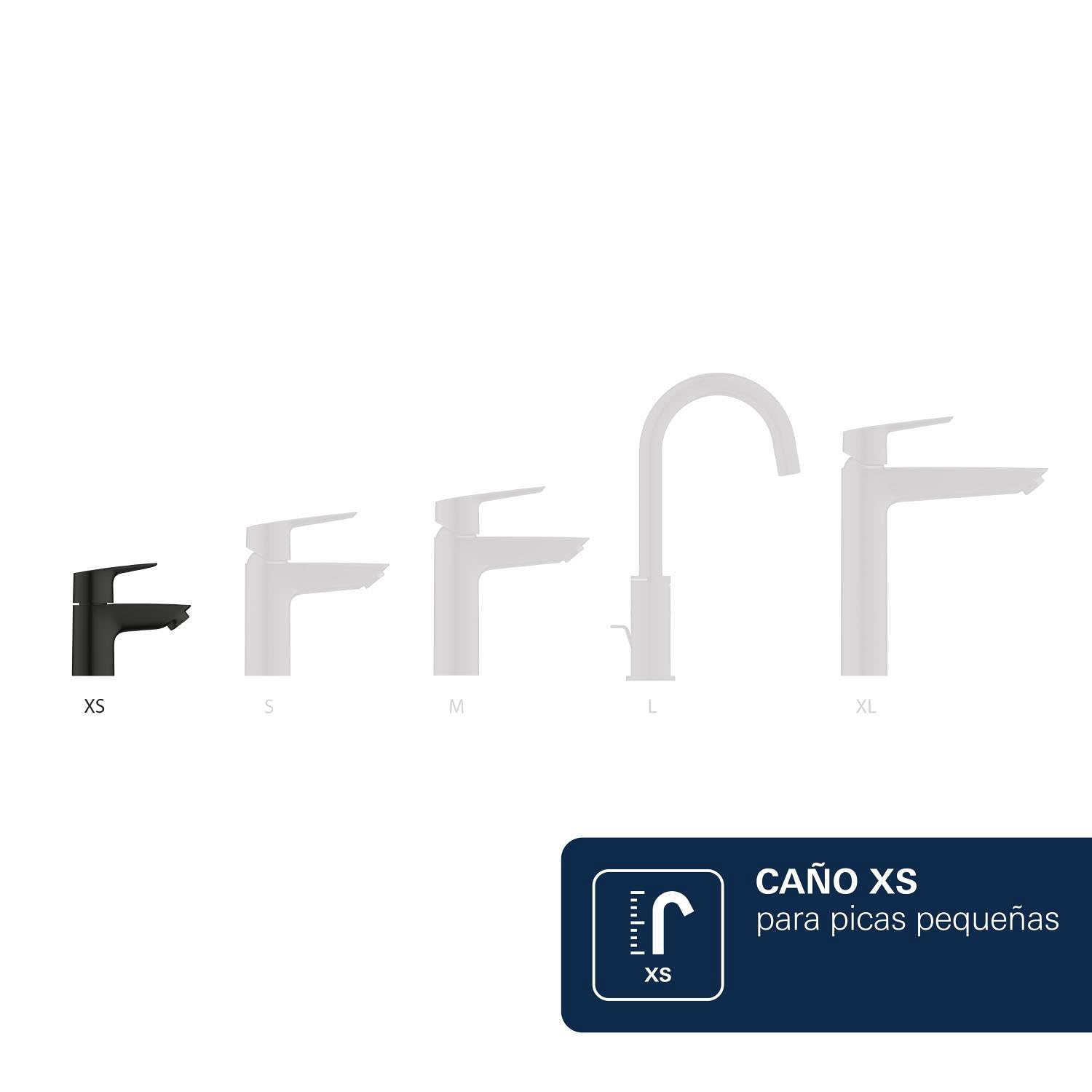GROHE Lineare – Grifo Monomando de Lavabo de Cuerpo Liso con Vaciado Push-Open (Sobre Repisa, Tamaño XS 155 mm, Cartucho Cerámico 28 mm, Ahorro de Agua, Flexibles 3/8"), Negro Mate, 237912431