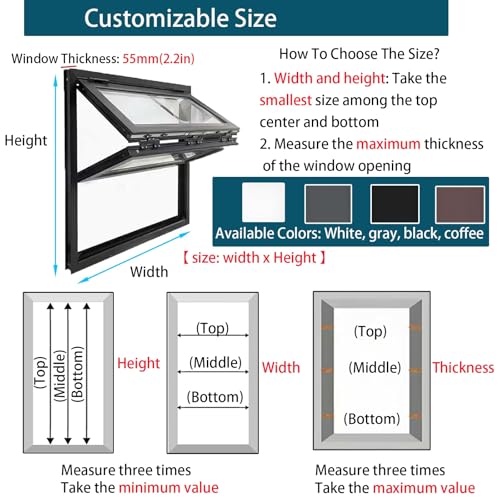 Ventana multiusos personalizable gris con acabados de alta resistencia 3