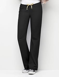 WINK Men's Origins Papa Unisex Scrub Pant, Black, X-Small Petite