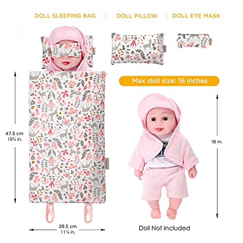 GAGAKU Sacco a pelo per bambole, in cotone, con