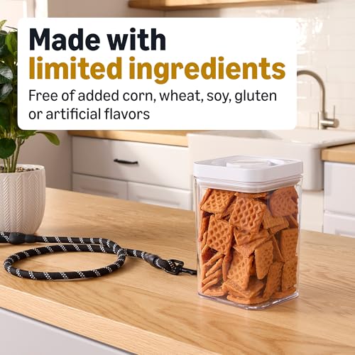 Image of Amazon Basics Dog Treats Chicken and Waffle Bites 12oz (Previously Wag)