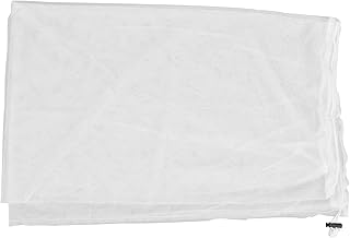 MISNODE Garden Netting,4.9x3.3ft Garden Plant Cover,Drawstring Reusable Environmental Protection Plant Netting Bag,Plant in Sect Bird Barrier Net Mesh for Fruit Tree(White)