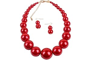 Marge Simpson Statement Necklace and Earring Set