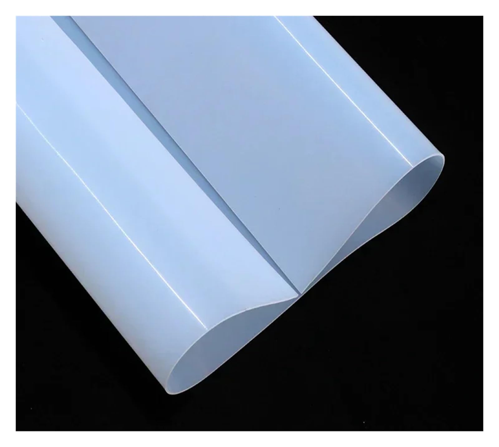 Podkładki z piankowej gumy, Uszczelka silikonowa w arkuszu 500x500mm Grubość 0,5-5mm Biała(500X500X0.5mm)