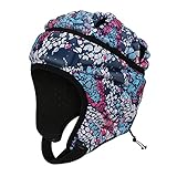 . Amplia aplicación: Casco de portero ajustable adecuado para rugby, fútbol, fútbol bandera, lacrosse, hockey sobre césped, patinaje, patinaje sobre ruedas y otros deportes de colisión.