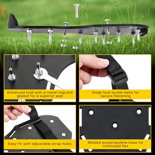 Zapatos para Airear Césped con Púas de 1.1 pulgadas miniatura 4
