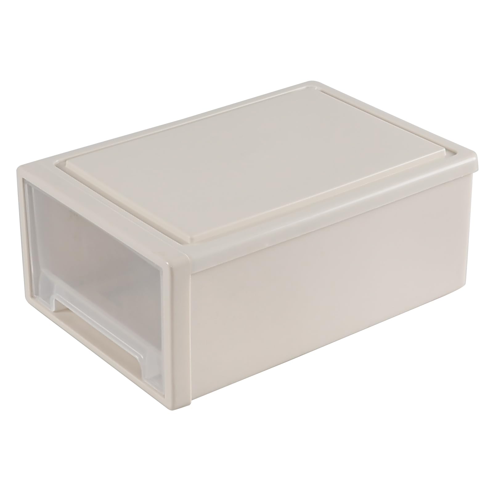 Tiroir de rangement en plastique 13L empilable pour optimiser les placards
