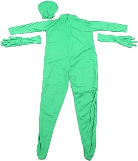 أكوزون قطعة واحدة للتصوير الفوتوغرافي من كروماكي، بدلة قماشية قابلة للتمدد لكامل الجسم، بدلة سباندكس مرنة للكبار، بدلة للجسم للتصوير الفوتوغرافي والافلام والفيديو (180 سم/70.87 انش ايه اس)