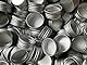 PP28 Ersatz Schraubverschluss mit Rollrand Drehverschluss Verschlüsse Schraubdeckel für Flaschen aus Aluminium (PP28-25 Stück)