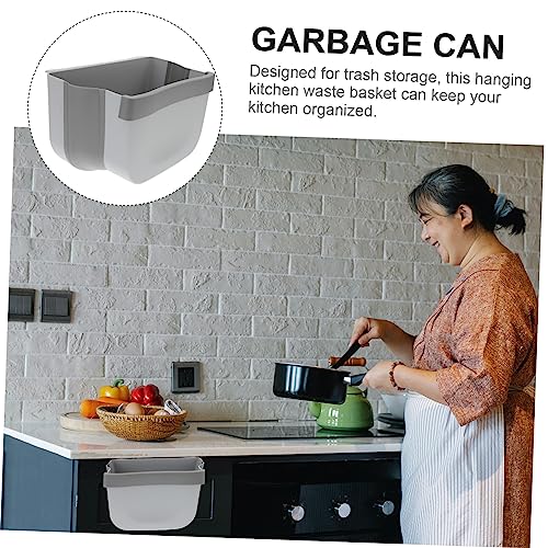 Caneca de basura plegable montada en pared para cocina miniatura 7