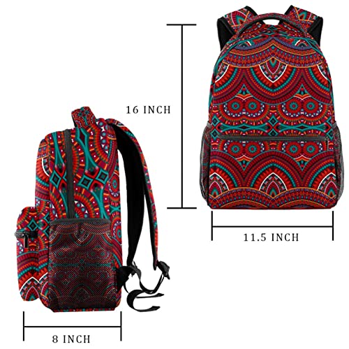 Sac à dos rétro bohème multicolore avec porte-bouteille intégré Leisure Campus Medium - 2