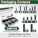 240 Pcs Roll Pin Assortment Set, Slotted Spring Pins, Various Sizes Split Expansion Pins for Home Improvement Automotive Repair