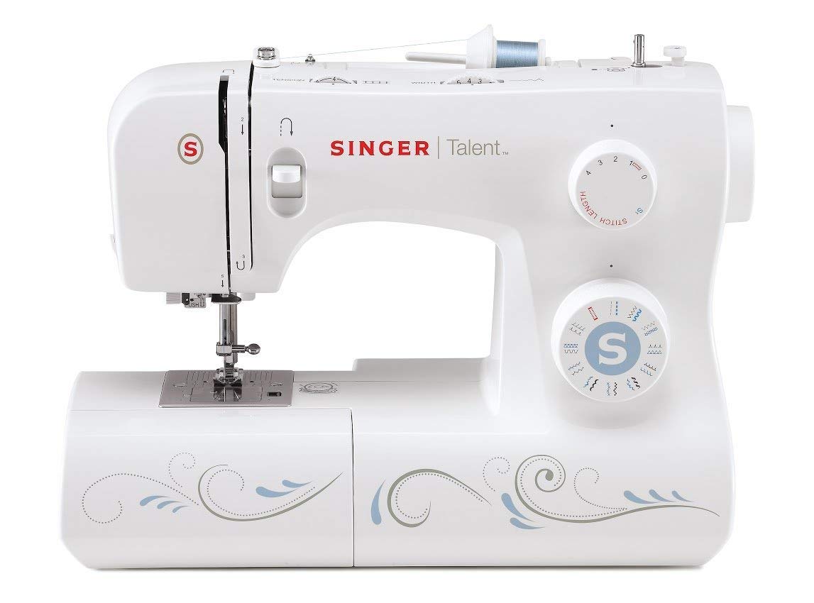 Singer Talent 3323 Macchina da Cucire Elettronica, Bianco + Singer SN12 Kit Accessori Cucito