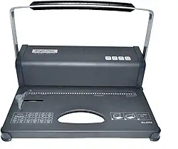 Encadernadora Perfuradora Espiral A4 12 Folha 46 Furos 4mm