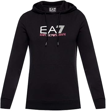 EMPORIO ARMANI SUDADERA CON CAPUCHA NEGRA