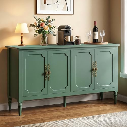 RoyalCraft Buffet Cabinet Vintage Forest Green