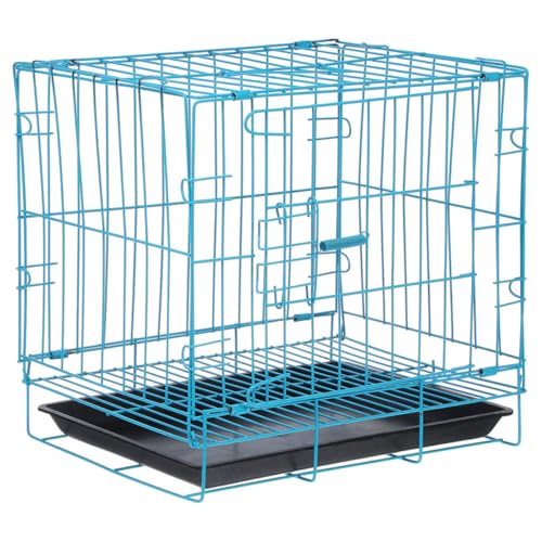 Balacoo Simple Design Metal Cat Cage Portable Travel Crate for Cats Dogs Bunny Cage