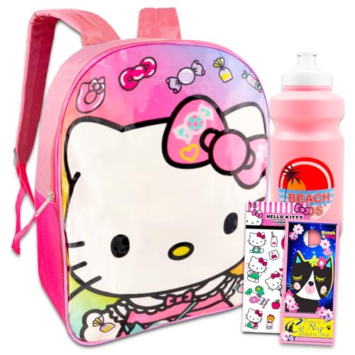 Hello Kitty Backpack Set - Bundle with 15