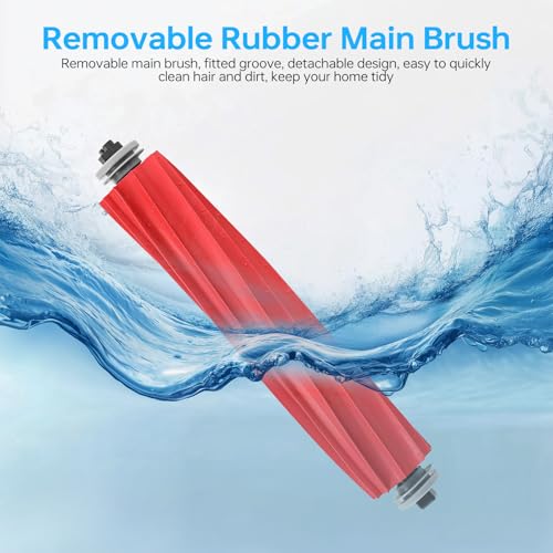 Image of 24 Pack Accessories for Roborock Q Revo【Not for Qrevo S /Pro /Plus /Max /Maxv /Master】Robot Vacuum Cleaner Qrevo Replacement Parts, 2 Rolling Brushes 4 Filters 4 Dust Bags 6 Mop Pads 6 Side Brushes