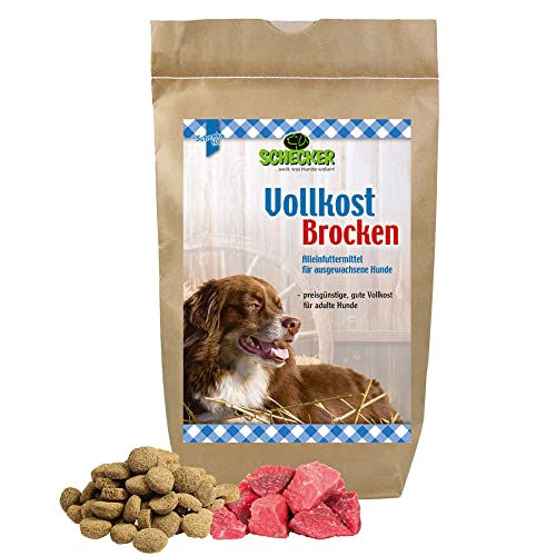 Produktbild von Schecker Vollkost Brocken mit Fleisch Trockenfutter - 3 kg