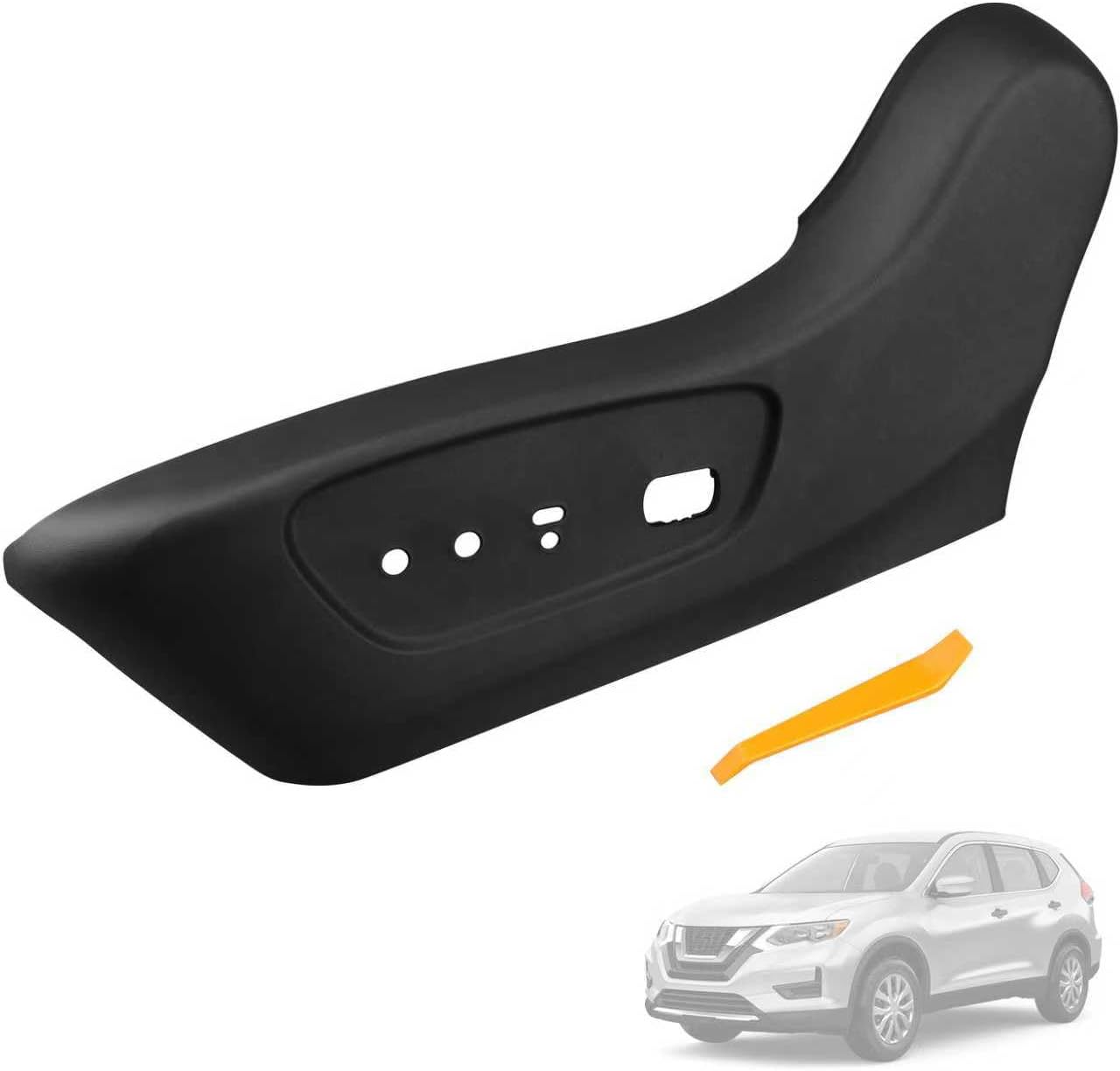 COOL STAR 87380-4BB3A Driver Seat Trim Panel Compatible with Nissan Rogue 2014-2020 Automatic Left Driver Side Front Seat Outer Finish Panel Replace 873804BB3A