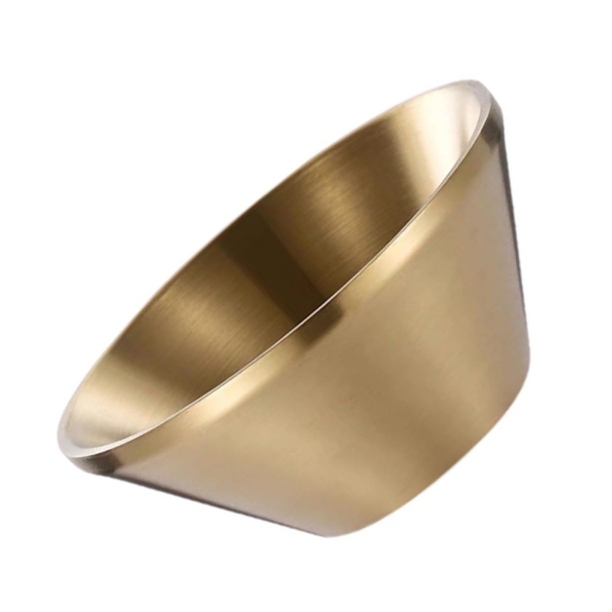 NAMOARLY Stainless Steel Bowl Ice Cream Accessories Serving Dessert Dish Rice Bowls Ice Cream Serving Bowl Ice Cream Sundae Bowls Cute Ice Cream Bowls Water Ice Cup Dessert Bowl Soup Golden