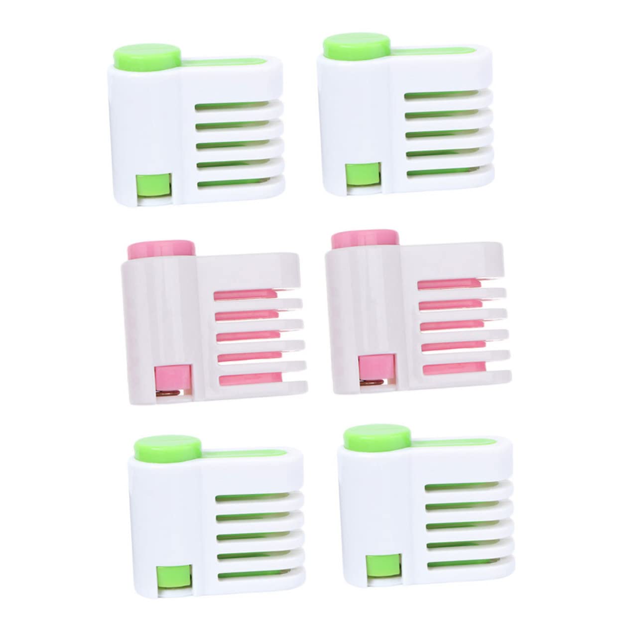 KICHOUSE 6-in-1 Cake Slicing Leveler Bread Slicing Guide Toast Cutters Food Grade Plastic Baking Tool Random Color