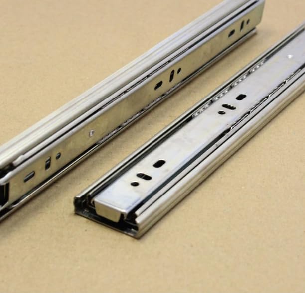 Image of Quba Drawer Channel | Regular Close Ball Bearing Telescopic Channel for Drawers (12 inh)