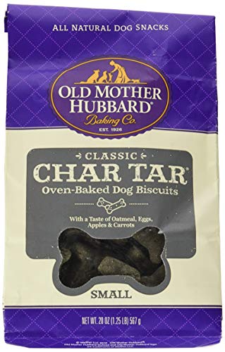 Old Mother Hubbard Classic Crunchy Natural Dog Treats, Char-Tar Small Biscuits, 20-Ounce Bag, Small Biscuits, 20-Ounce, 2 Bags