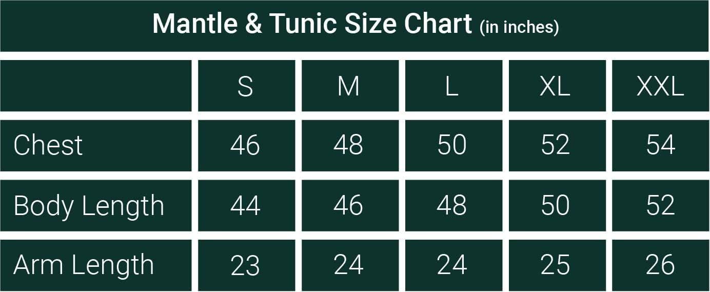 BRICKS MASONS Knights Templar English Regulation Mantle - Cotton & Wool Fabric-XXL