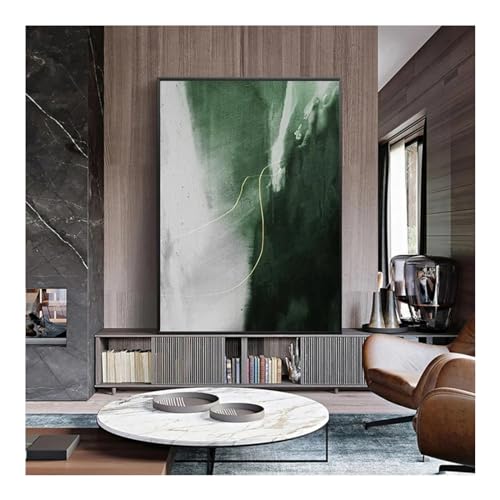 Art mural minimaliste JGGXHM avec cadre bois integre pour illuminer un mur sombre