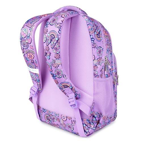 Image of BEAUTY GIRLS BY HOTSHOT |SCHOOL BAG|TUTION BAG|COLLEGE BACKPACK|FOR GIRLS & WOMEN|18 INCH|32 L WATER RESISTANT |SCHOOL BAG FOR GIRLS