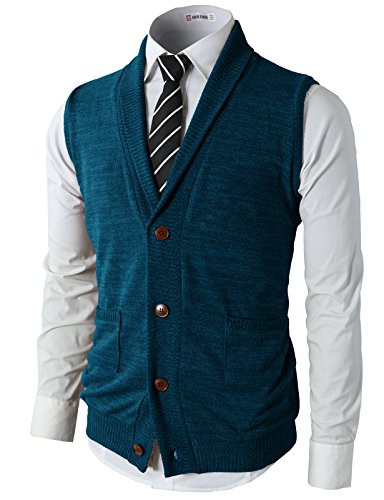 Preisvergleich Produktbild H2H Herren Strickjacke Gr. XX-Large, CMOV034-GREEN