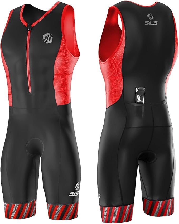 SLS3 Triathlon Suits Mens - Durable Sleeveless Tri Suit Men Triathlon Suit - Lightweight Trisuit with 2 Pockets for Storag... - Review, Price and Buying Guide