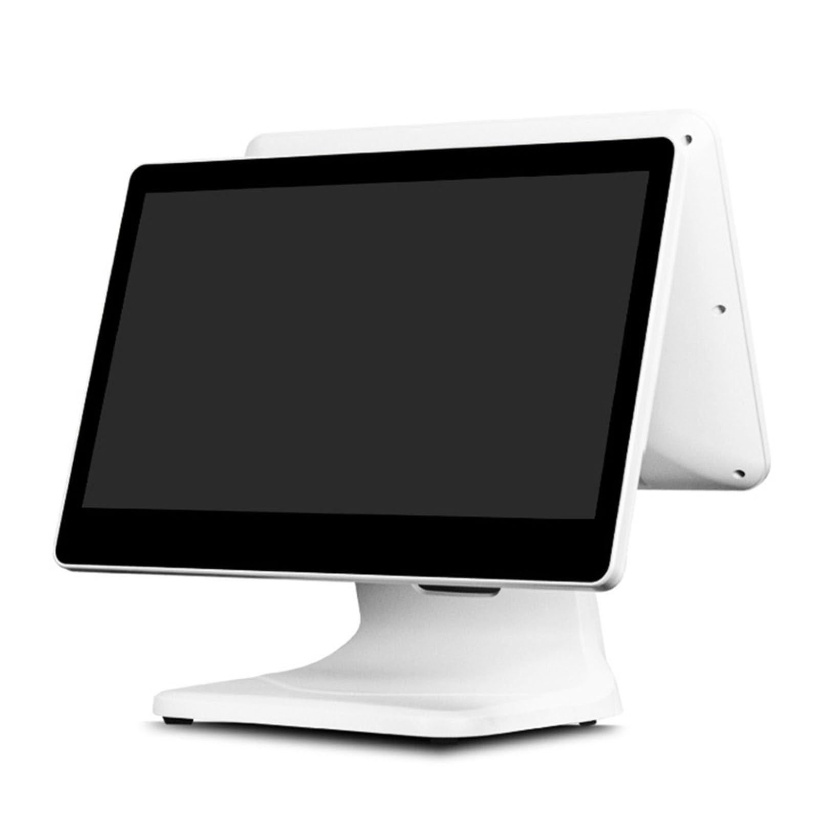 Terminal Pos Dla Małych Firm Z Ekranem Dotykowym 15,6”,Windows 10 Pro,Idealny Handlu Detalicznego,Restauracji I Sklepów DualScreen
