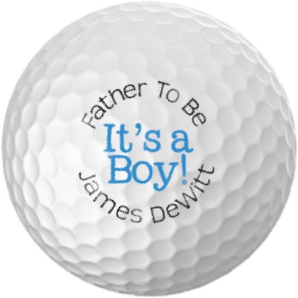 Infusion New Father Golf Balls - Personalize The Name (12 Balls)