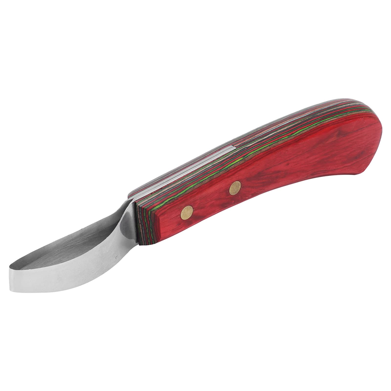 Cuchillo de Pezuñas Curvado para Herradores, Hoja de Acero Afiliada con Ergonómico de , Herramienta de Recorte Eficiente para Caballos, Ideal para Herrar Caballos Final Selling Points: