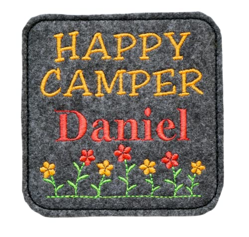 Filz Glas Tasse Untersetzer Camping campen Zelten Wohnwagen Wohnmobil mit Name bestickt personalisiert