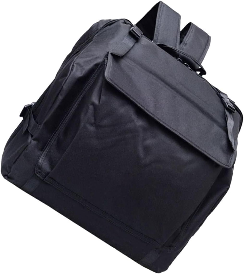 Accordion Bag for Bass Gig Bag Pockets for Cables Accessories Portable Storage Case